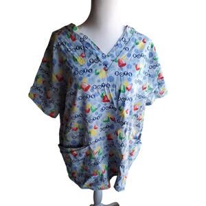 Woman's Dots Scrub - Size L - 19 W x 26 L